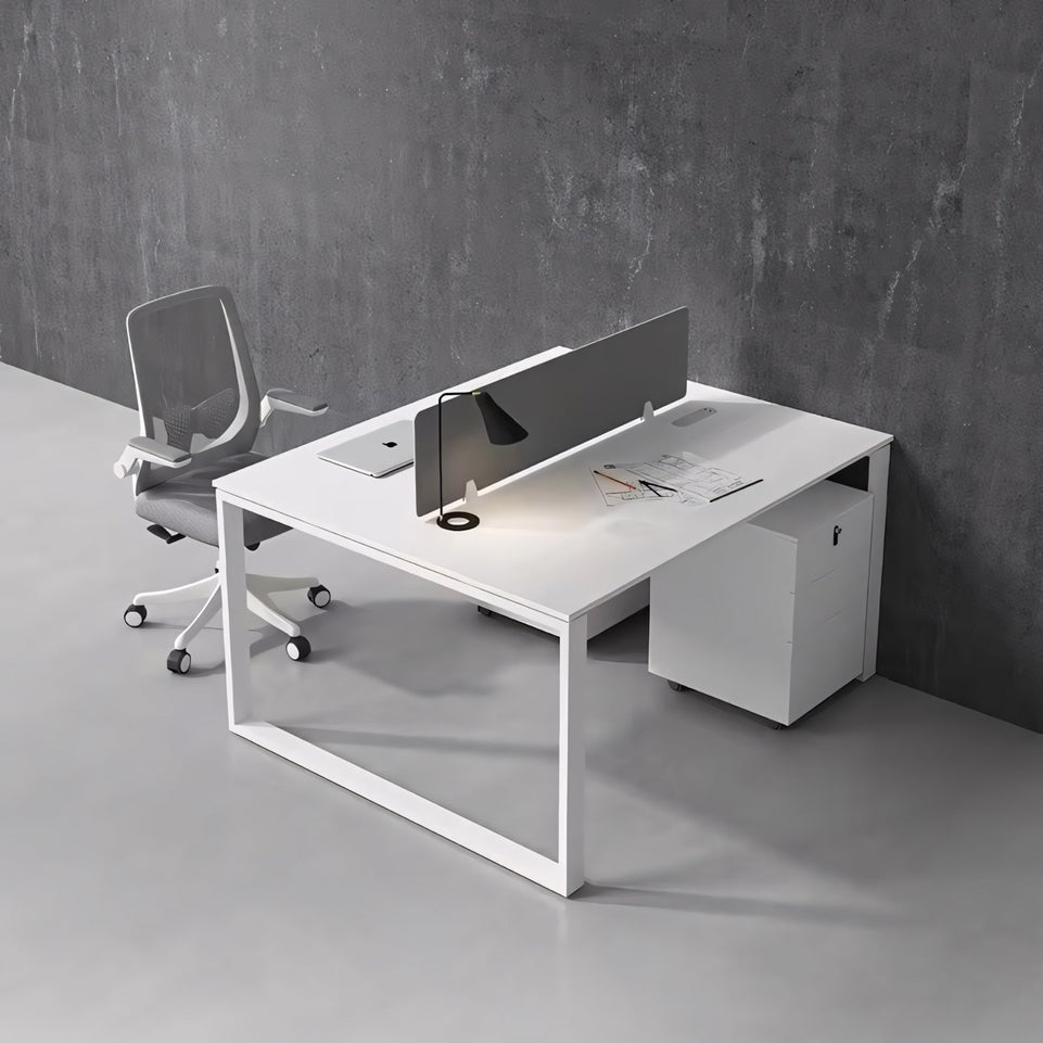 Modern Staff Computer Desk And Chair 6 Person Office Desk Set YGZ-1027