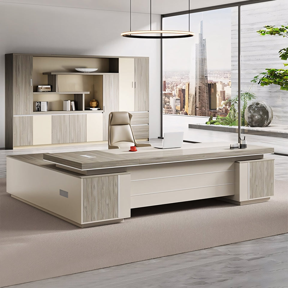 Light Luxury Boss Office Computer Desk LBZ-1021