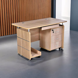 Office Solid Wood Stylish Staff Desk YGZ-1038