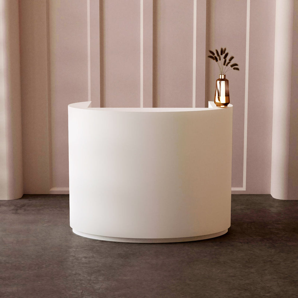 Small Salon Reception Desk With Counter JDT-7306