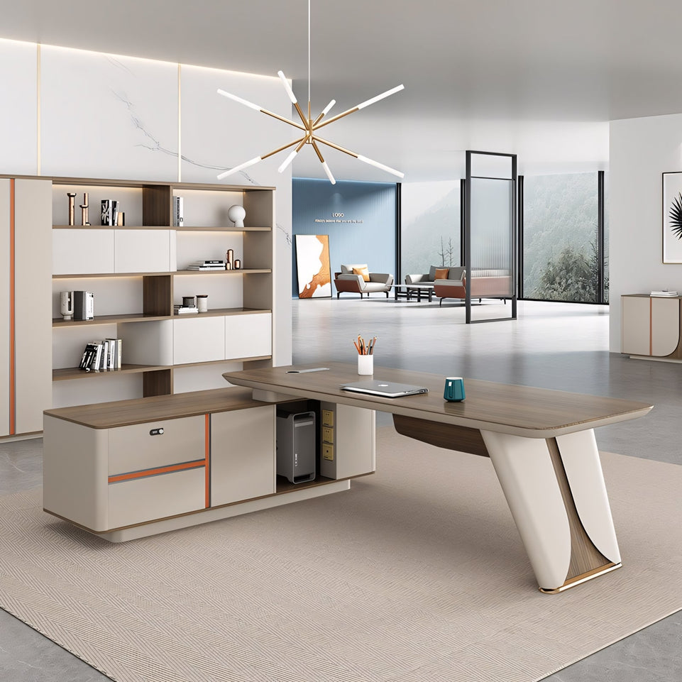 Classic Executive Modern Office Computer Desk And Chair LBZ-1034