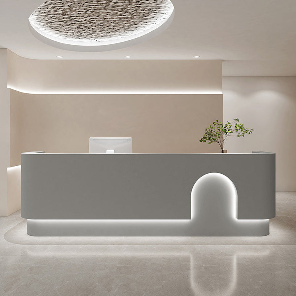 Minimalist Lacquered Salon Store Checkout Reception Desk JDT-1040