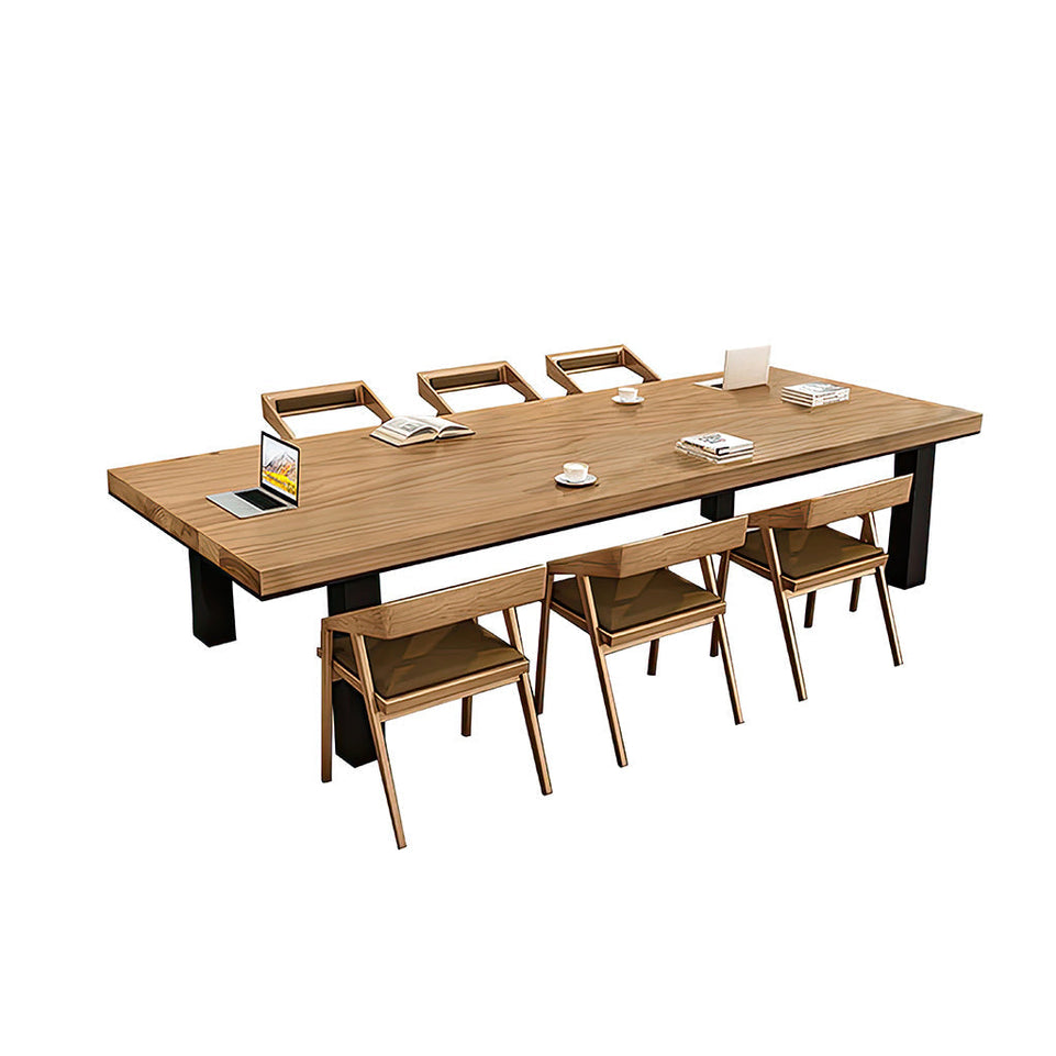 Sleek Solid Wood Modern Conference Desk Table HYZ-105