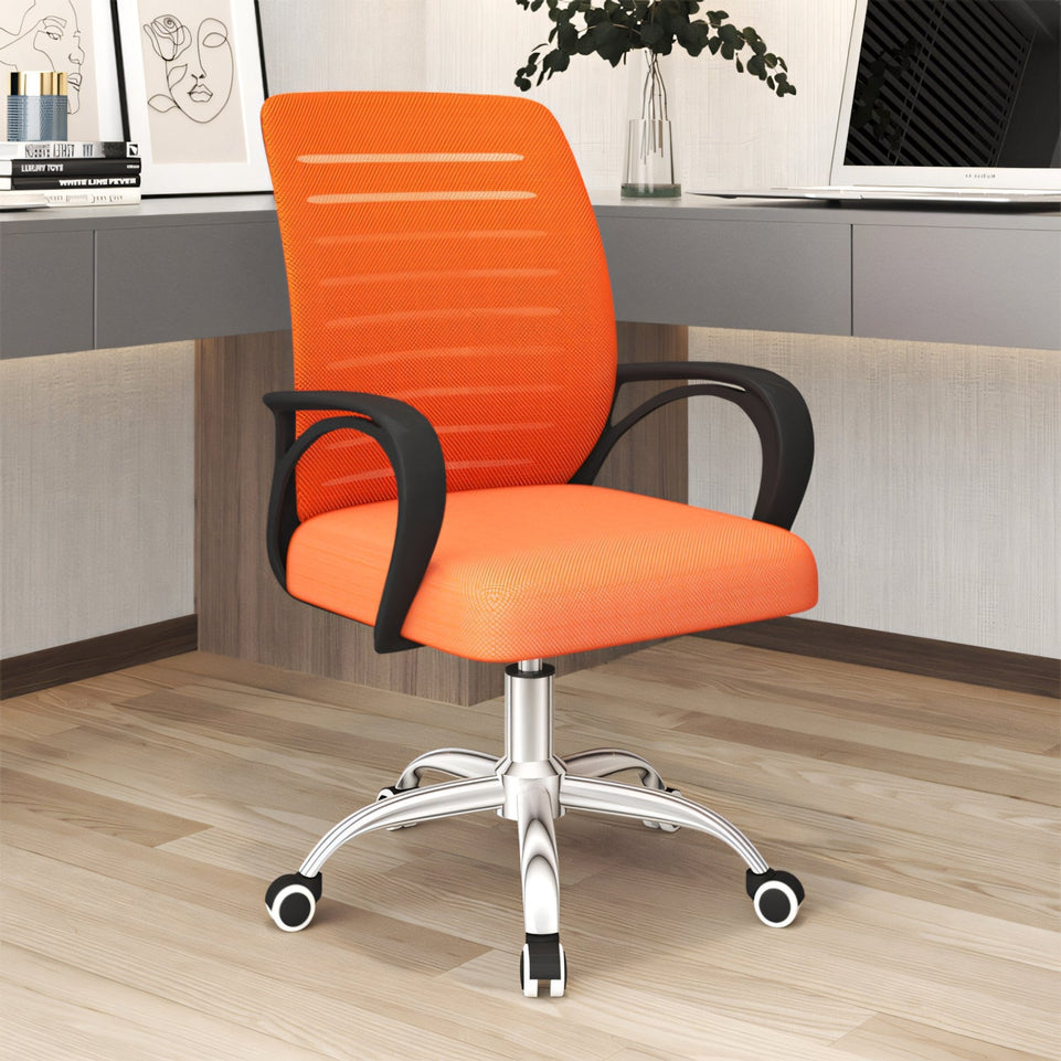 (In Stock) Rotating Breathable Latex Seat Adjustable Office Chair BGY-004
