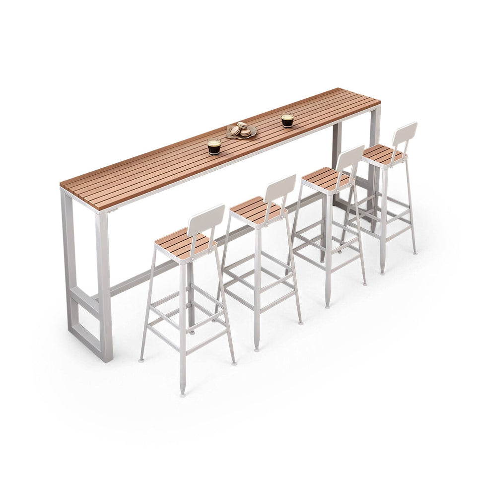 Outdoor Leisure Waterproof & Corrosion-Resistant Bar Tables and Chairs BTZ-003