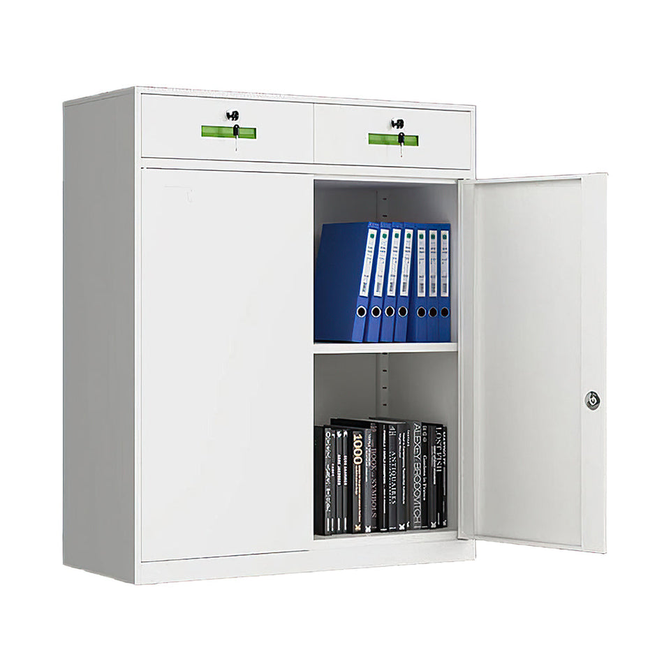 Classic Office Cabinet With Doors Storage WJG-1013
