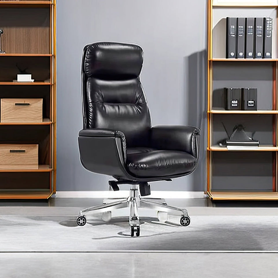 Simple Comfortable Office Leather Chair With Backrest BGY-1056